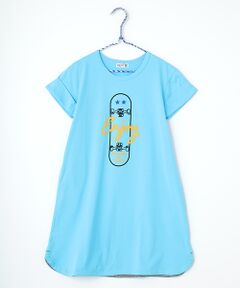 スケボープリントTシャツ