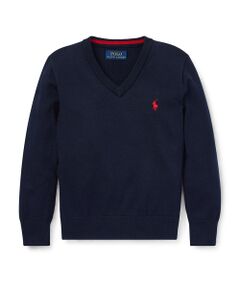 ボーイズ 2才 4才 コットン Vネック セーター ニット セーター Polo Ralph Lauren ポロ ラルフ ローレン ファッション通販 タカシマヤファッションスクエア