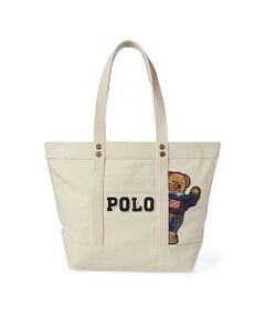 キャンバス Polo ベア トートバッグ