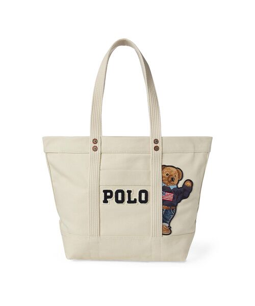 キャンバス Polo ベア トートバッグ （トートバッグ）｜POLO RALPH