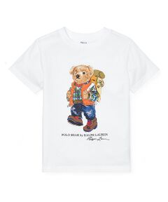 (ボーイズ 2才～4才)キャンピング ベア コットン Tシャツ