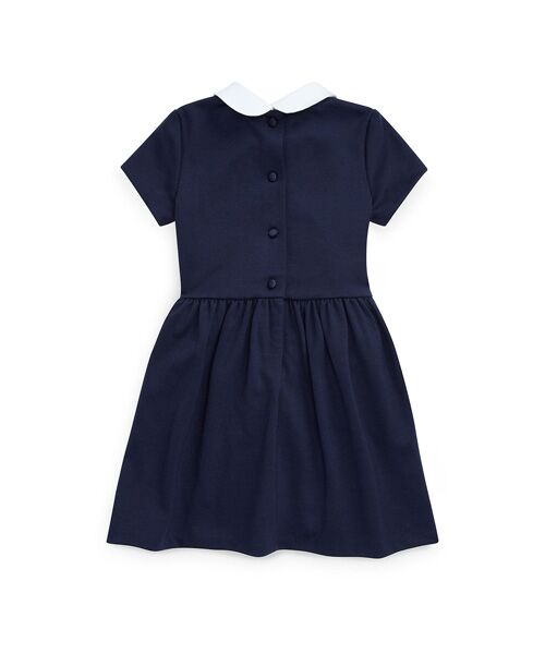 ガールズ 2才 4才 ポンチ フィット フレア ドレス ミニ丈 ひざ丈ワンピース Polo Ralph Lauren ポロ ラルフ ローレン ファッション通販 タカシマヤファッションスクエア