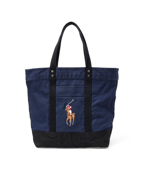 キャンバス Big Pony トートバッグ （トートバッグ）｜POLO RALPH ...