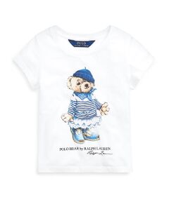 (ガールズ 5才～6才)マルセイユ ベア コットン Tシャツ