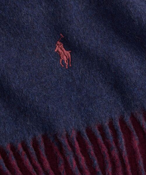 POLO RALPH LAUREN / ポロ ラルフ ローレン マフラー・ショール・スヌード・ストール | リバーシブル ウールブレンド スカーフ | 詳細3
