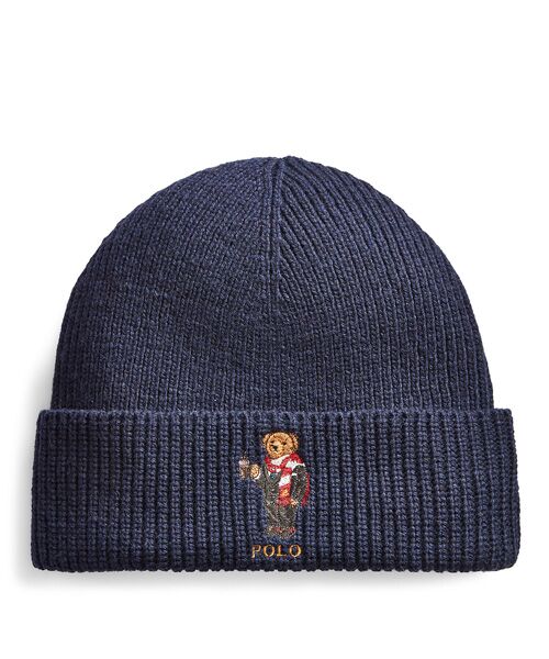 セール Poloベア リブニット ハット ニットキャップ Polo Ralph Lauren ポロ ラルフ ローレン ファッション通販 タカシマヤファッションスクエア