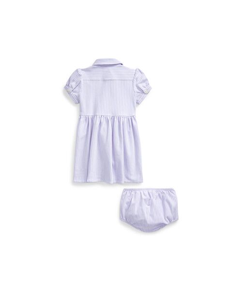 ベビー ストライプド オックスフォード ドレス ブルマー ミニ丈 ひざ丈ワンピース Polo Ralph Lauren ポロ ラルフ ローレン ファッション通販 タカシマヤファッションスクエア