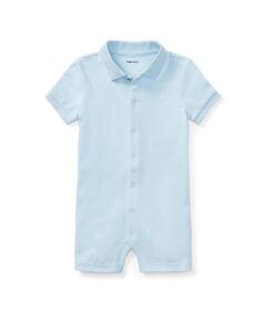 POLO RALPH LAUREN / ポロ ラルフ ローレン ロンパース | (ベビー)コットン インターロック ポロ ショートオール