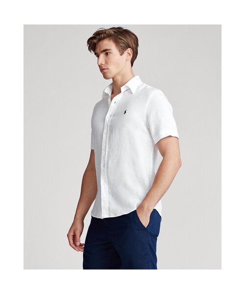 クラシックフィット リネン シャツ シャツ ブラウス Polo Ralph Lauren ポロ ラルフ ローレン ファッション通販 タカシマヤファッションスクエア