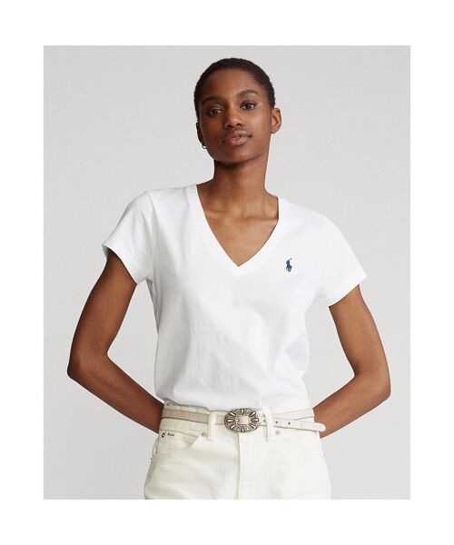 ジャージー Vネック Tシャツ Tシャツ Polo Ralph Lauren ポロ ラルフ ローレン ファッション通販 タカシマヤファッションスクエア