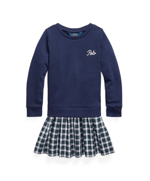 ガールズ 2才 4才 プラッド スカート スウェットシャツ ドレス ミニ丈 ひざ丈ワンピース Polo Ralph Lauren ポロ ラルフ ローレン ファッション通販 タカシマヤファッションスクエア