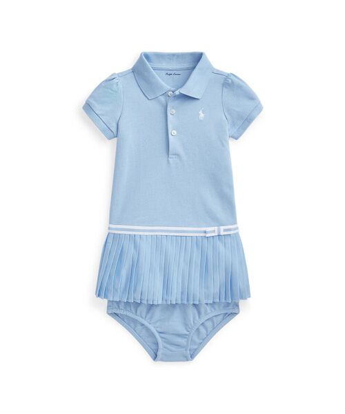 セール ベビー プリーテッド ポロ ドレス ブルマー ミニ丈 ひざ丈ワンピース Polo Ralph Lauren ポロ ラルフ ローレン ファッション通販 タカシマヤファッションスクエア