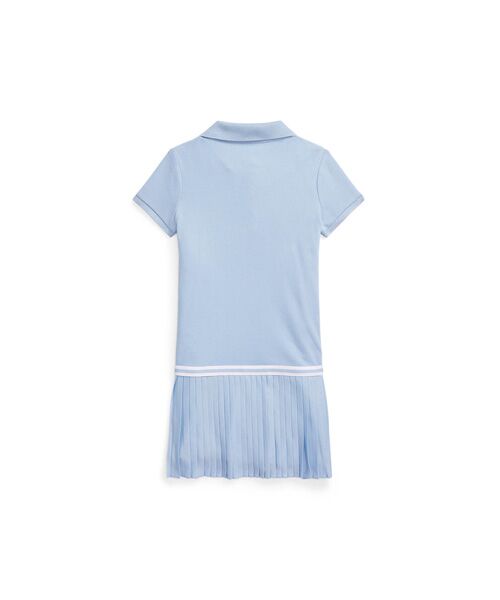ガールズ 2才 4才 プリーテッド メッシュ ポロ ドレス ミニ丈 ひざ丈ワンピース Polo Ralph Lauren ポロ ラルフ ローレン ファッション通販 タカシマヤファッションスクエア
