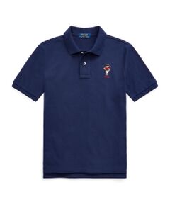 (ボーイズ 8才～20才)Polo ベア コットン メッシュ ポロシャツ