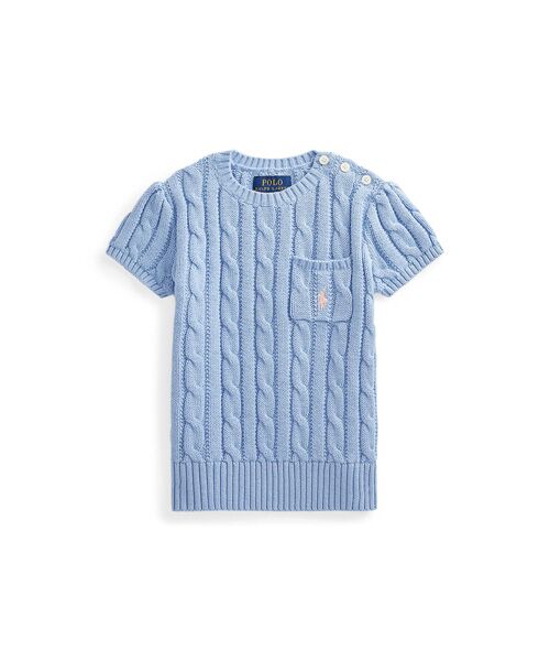 セール ガールズ 5才 6才 ケーブルニット コットン ポケット セーター ニット セーター Polo Ralph Lauren ポロ ラルフ ローレン ファッション通販 タカシマヤファッションスクエア
