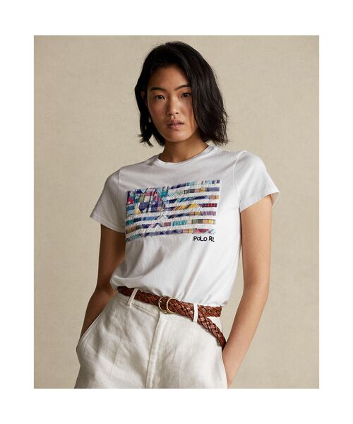 セール マドラスフラッグ コットン Tシャツ Tシャツ Polo Ralph Lauren ポロ ラルフ ローレン ファッション通販 タカシマヤファッションスクエア