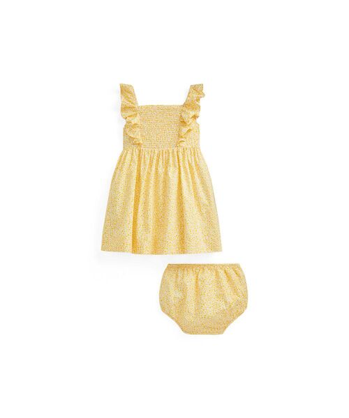 セール ベビー ラッフルド ドレス ブルマー ミニ丈 ひざ丈ワンピース Polo Ralph Lauren ポロ ラルフ ローレン ファッション通販 タカシマヤファッションスクエア