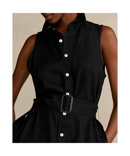 ベルテッド リネン ドレス ロング マキシ丈ワンピース Polo Ralph Lauren ポロ ラルフ ローレン ファッション通販 タカシマヤファッションスクエア