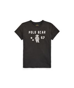 サファリ Polo ベア パッチ ジャージー Tシャツ