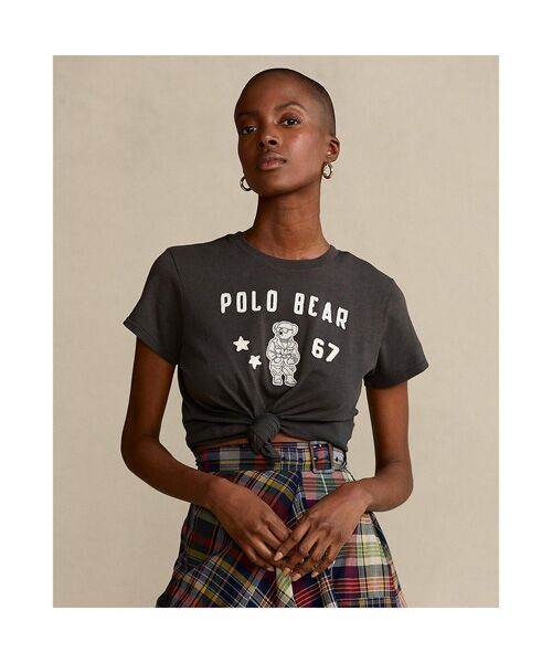POLO RALPH LAUREN / ポロ ラルフ ローレン Tシャツ | サファリ Polo ベア パッチ ジャージー Tシャツ | 詳細4