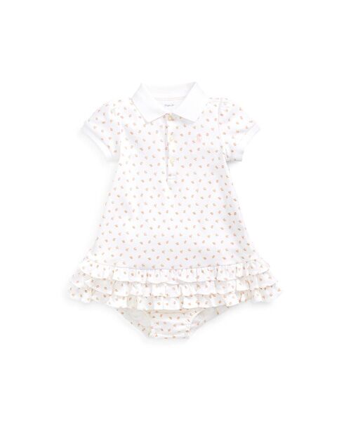 セール ベビー ラッフルド ポロ ドレス ブルマー ミニ丈 ひざ丈ワンピース Polo Ralph Lauren ポロ ラルフ ローレン ファッション通販 タカシマヤファッションスクエア