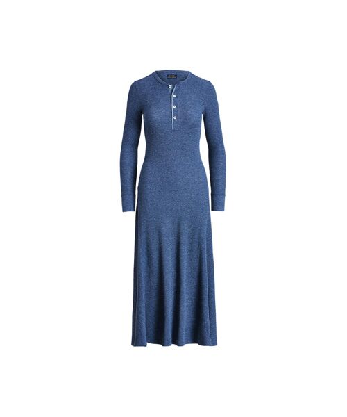 コットン ヘンリーネック ドレス ロング マキシ丈ワンピース Polo Ralph Lauren ポロ ラルフ ローレン ファッション通販 タカシマヤファッションスクエア