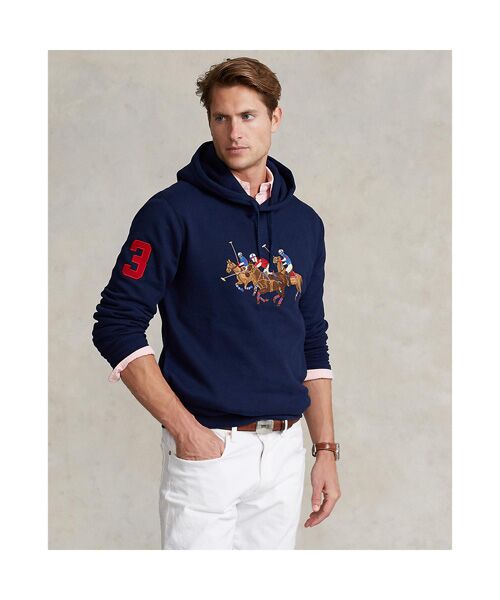 トリプルポニー フリース フーディ （パーカー）｜POLO RALPH LAUREN / ポロ ラルフ ローレン ファッション通販  タカシマヤファッションスクエア