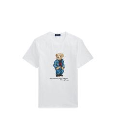 カスタム スリム フィット Polo ベア ジャージー Tシャツ