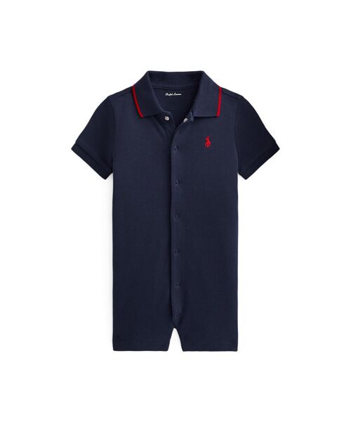 ベビー)ソフト コットン ポロ ショートオール （ロンパース）｜POLO RALPH LAUREN ポロ ラルフ ローレン ファッション通販  タカシマヤファッションスクエア