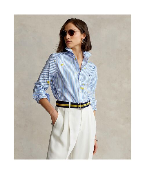 ペイントスプラッター コットン シャツ シャツ ブラウス Polo Ralph Lauren ポロ ラルフ ローレン ファッション通販 タカシマヤファッションスクエア