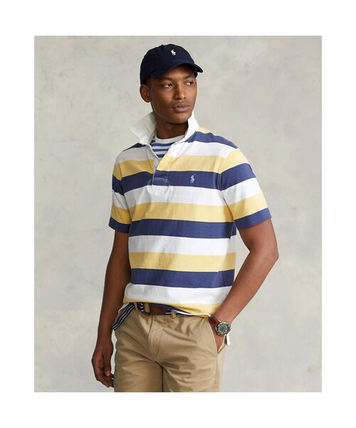 セール クラシック フィット ストライプド ジャージー ラグビー シャツ カットソー Polo Ralph Lauren ポロ ラルフ ローレン ファッション通販 タカシマヤファッションスクエア