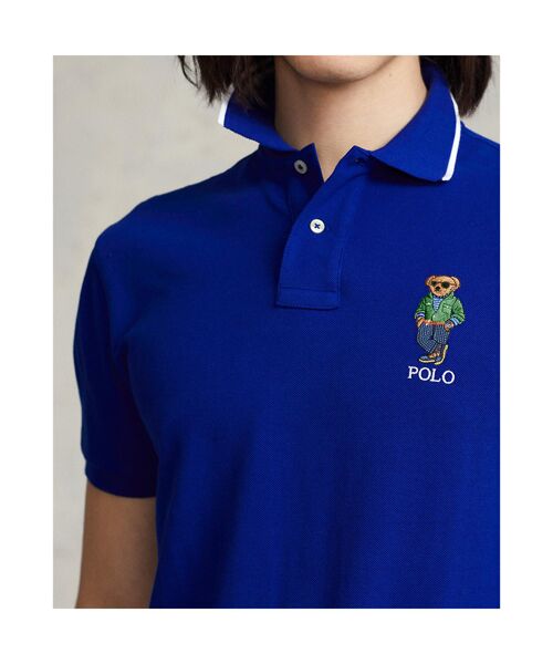 POLO RALPH LAUREN / ポロ ラルフ ローレン ポロシャツ | カスタム スリム Polo ベア メッシュ ポロシャツ | 詳細3