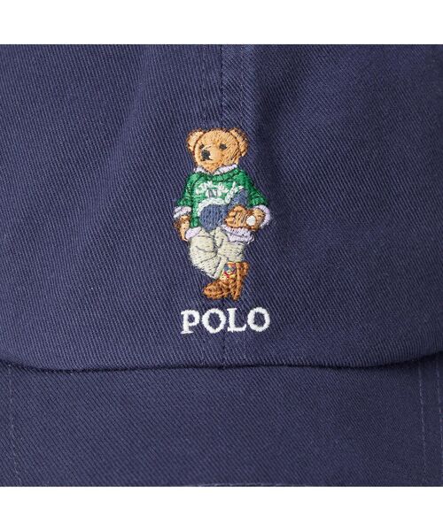 (ボーイズ 8才～20才)Polo ベア チノ ボール キャップ