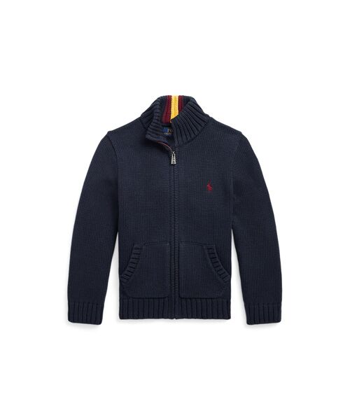 ボーイズ 4才～7才)コットン フルジップ セーター （ニット・セーター）｜POLO RALPH LAUREN / ポロ ラルフ ローレン  ファッション通販 タカシマヤファッションスクエア