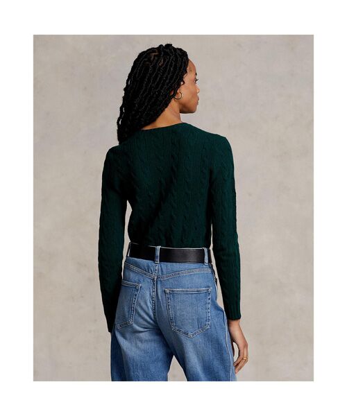 POLO RALPH LAUREN / ポロ ラルフ ローレン ニット・セーター | ケーブル ウールカシミヤ クルーネック セーター | 詳細3