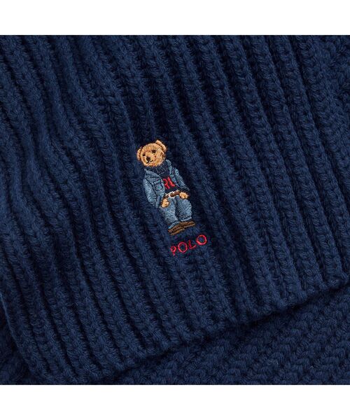 POLO RALPH LAUREN / ポロ ラルフ ローレン マフラー・ショール・スヌード・ストール | Polo ベア リブニット マフラー | 詳細2