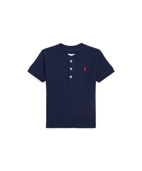 ベビー)コットン メッシュ ヘンリー シャツ （カットソー）｜POLO