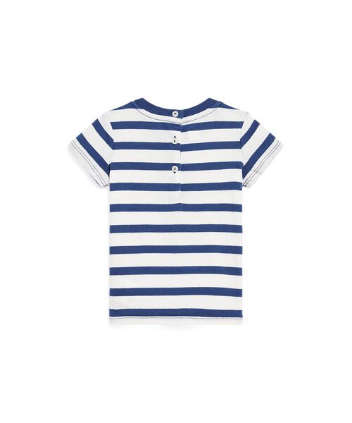 POLO RALPH LAUREN / ポロ ラルフ ローレン Tシャツ | (ベビー)Polo ベア ストライプド コットン Tシャツ | 詳細1