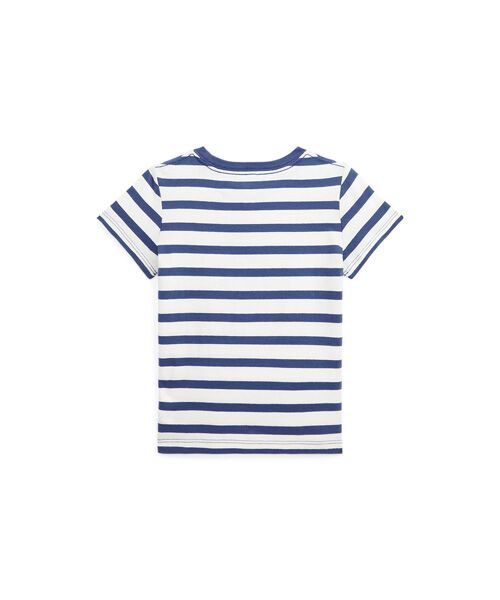 POLO RALPH LAUREN / ポロ ラルフ ローレン Tシャツ | (ガールズ 4才～6才)Polo ベア ストライプド コットン Tシャツ | 詳細1