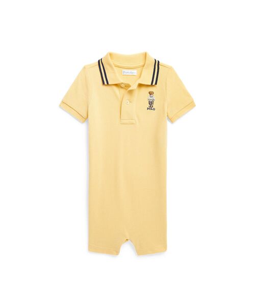 ベビー)Polo ベア コットン Polo ショートオール （ロンパース）｜POLO