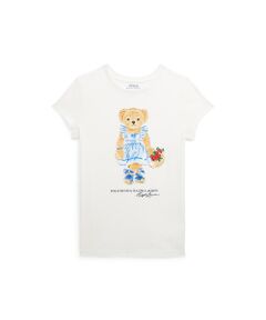 (ガールズ 7才～16才)Polo ベア コットン ジャージー Tシャツ