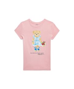 (ガールズ 7才～16才)Polo ベア コットン ジャージー Tシャツ