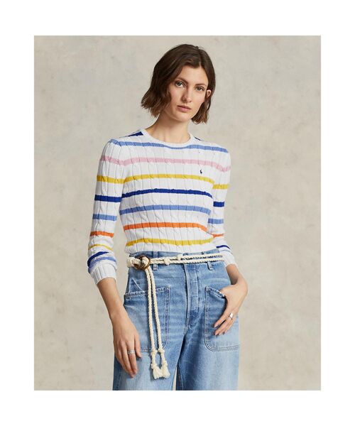 POLO RALPH LAUREN - 春に向けて、セーターはウールからコットン