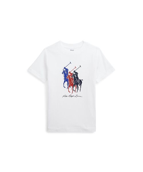 ボーイズ 4才～7才)Big Pony コットン ジャージー Tシャツ （Tシャツ