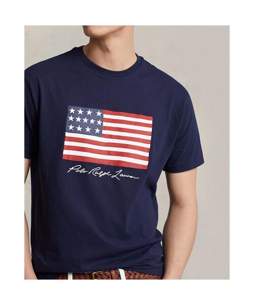 POLO RALPH LAUREN / ポロ ラルフ ローレン Tシャツ | クラシック フィット フラッグ ジャージー Tシャツ | 詳細4