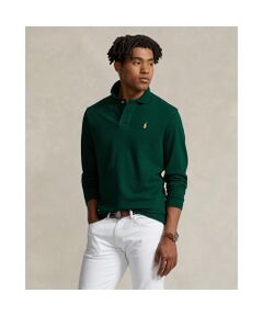 カスタム スリム フィット メッシュ ポロシャツ