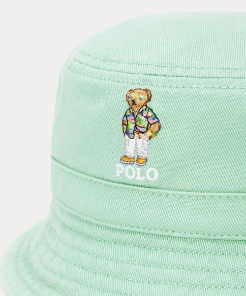 ベビー)Polo ベア コットン ツイル バケット ハット （ハット）｜POLO