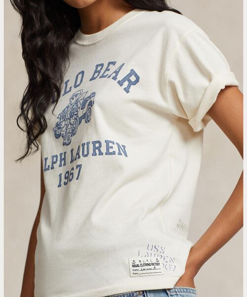 POLO RALPH LAUREN / ポロ ラルフ ローレン Tシャツ | Polo ベア グラフィック コットン ジャージー Tシャツ | 詳細4