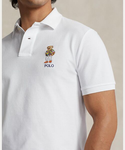 カスタム スリム フィット Polo ベア ポロシャツ