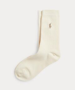 POLO RALPH LAUREN / ポロ ラルフ ローレン ソックス | エンブロイダリー ポニー クルー ソックス
